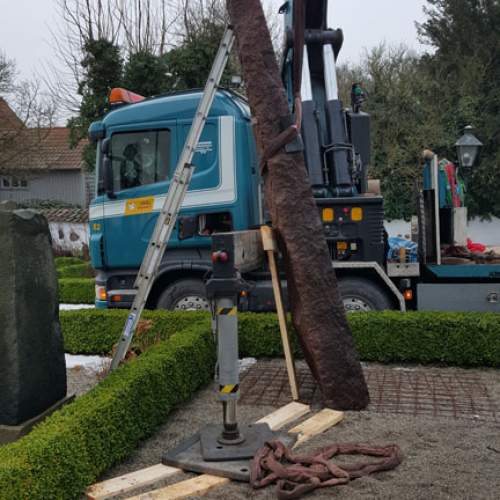 Säkring av kulturhistoriska gravstenar på Räng Kyrkogård i Höllviken - Galleribild 1