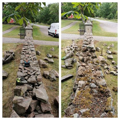 Vi renoverar kulturhistorisk bruks- och kallmur - Galleribild 1