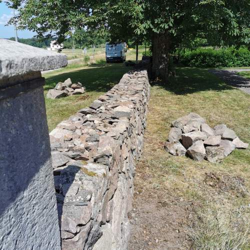 Vi renoverar kulturhistorisk bruks- och kallmur - Galleribild 24