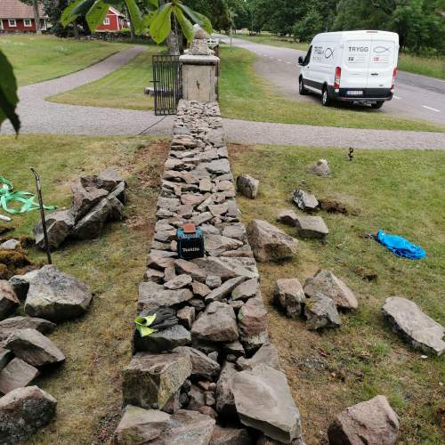 Vi renoverar kulturhistorisk bruks- och kallmur - Galleribild 38