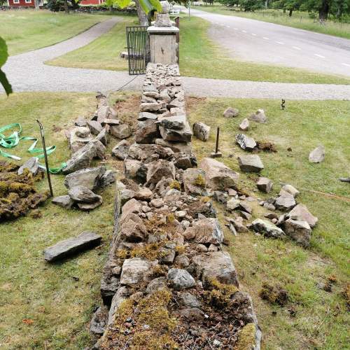 Vi renoverar kulturhistorisk bruks- och kallmur - Galleribild 52