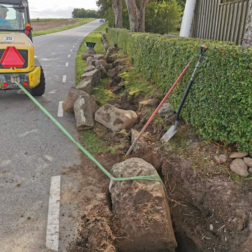 Projekt Ljunits församling, Bjäresjö begravningsplats - Kallmur - 3