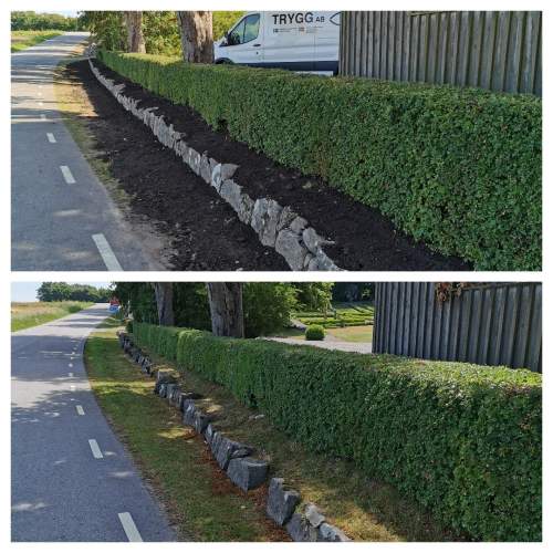 Projekt Ljunits församling, Bjäresjö begravningsplats - Kallmur - 1